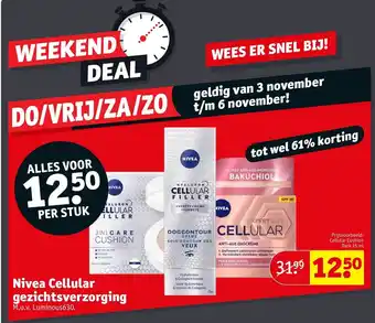 Kruidvat Nivea Cellular gezichtsverzorging aanbieding