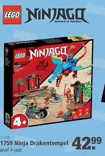 Marskramer Lego ninjago ninja drakentempel aanbieding