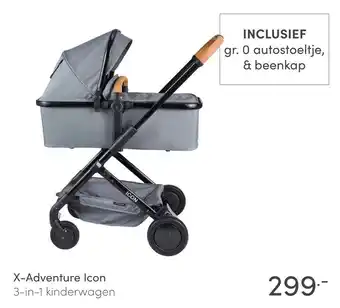 Baby & Tiener X-Adventure Icon 3-in-1 kinderwagen aanbieding