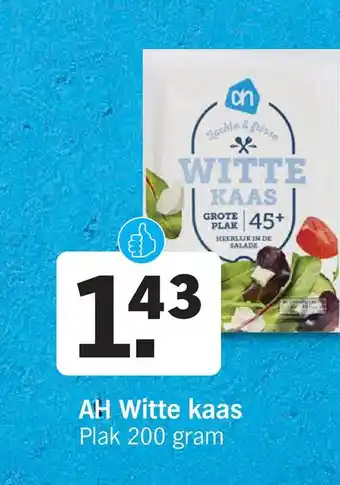 Albert Heijn Ah witte kaas aanbieding