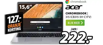 Expert Acer Chromebook 315 (CB315-3H-C1FV) 15,6" aanbieding