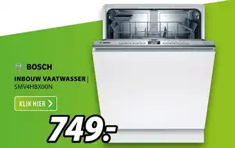 Expert Bosch Inbouw Vaatwasser SMV4HBX00N aanbieding