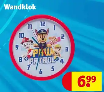 Kruidvat Wandklok aanbieding