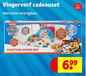 Kruidvat Vingerverf cadeauset aanbieding