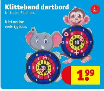 Kruidvat Klitteband dartbord aanbieding