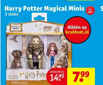 Kruidvat Harry Potter Magical Minis 3 stuks aanbieding