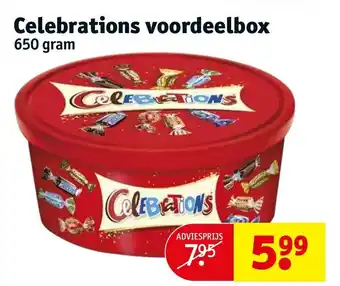 Kruidvat Celebrations voordeelbox 650 gram aanbieding