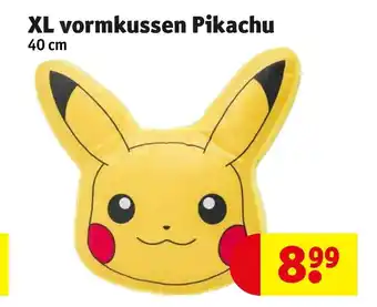 Kruidvat XL vormkussen Pikachu 40 cm aanbieding