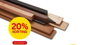 Praxis Op tuinhout aanbieding