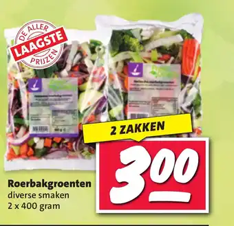 Nettorama Roerbakgroenten 2 x 400 gram aanbieding