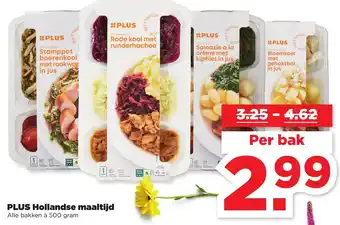 PLUS PLUS Hollandse maaltijd 500g aanbieding