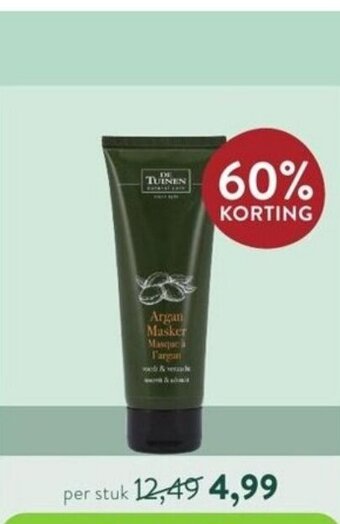 Holland & Barrett De Tuinen Argan Masker aanbieding