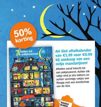 Albert Heijn AH Sint aftelkalender aanbieding