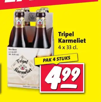 Nettorama Tripel Karmeliet 4 x 33 cl aanbieding