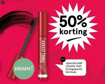 Etos Rimmel thrill seeker mascara aanbieding