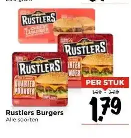 Vomar Voordeelmarkt Rustlers burgers aanbieding