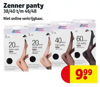 Kruidvat Zenner panty aanbieding