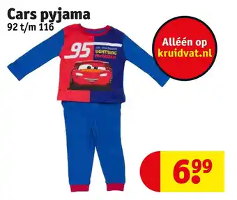 Kruidvat Cars pyjama aanbieding