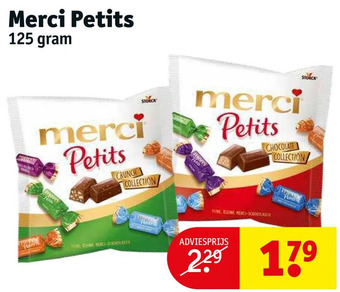 Kruidvat Merci petits aanbieding