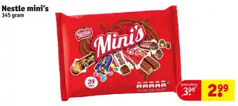 Kruidvat Nestle mini's aanbieding