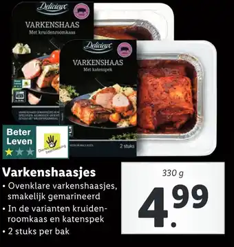 Lidl Varkenshaasjes aanbieding