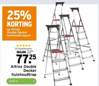 GAMMA Altrex Double Decker huishoudtrap aanbieding