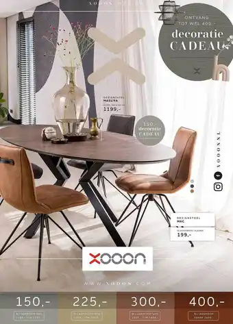 Xooon Designtafel masura of designstoel mac aanbieding