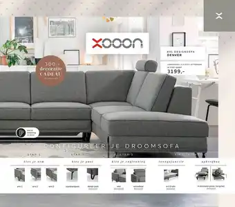 Xooon Xxl designsofa denver aanbieding