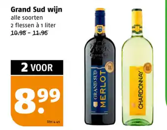 Poiesz Grand Sud wijn 1 liter aanbieding