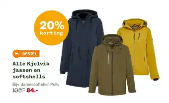 Welkoop Alle Kjelvik jassen en softshells aanbieding