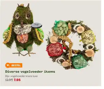 Welkoop Diverse vogelvoeder items aanbieding