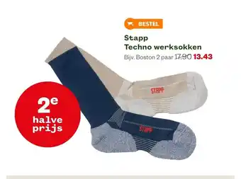 Welkoop Stapp Techno werksokken aanbieding