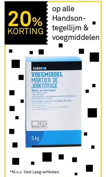 Karwei Alle Handson-tegellijm & voegmiddelen aanbieding