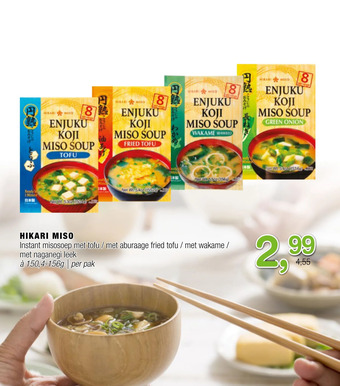 Amazing Oriëntal Hikari miso aanbieding