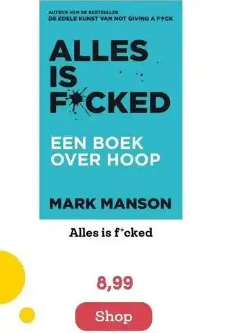 BookSpot Alles is f*cked aanbieding