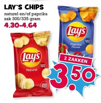 Boon`s Markt Lay's chips aanbieding