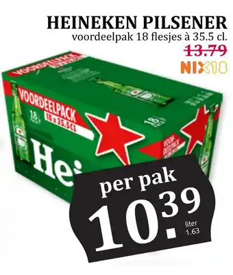 Boon`s Markt Heineken pilsener aanbieding