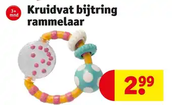 Kruidvat Kruidvat bijtring rammelaar aanbieding