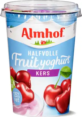 Picnic Almhof  halfvolle fruityoghurt kers aanbieding