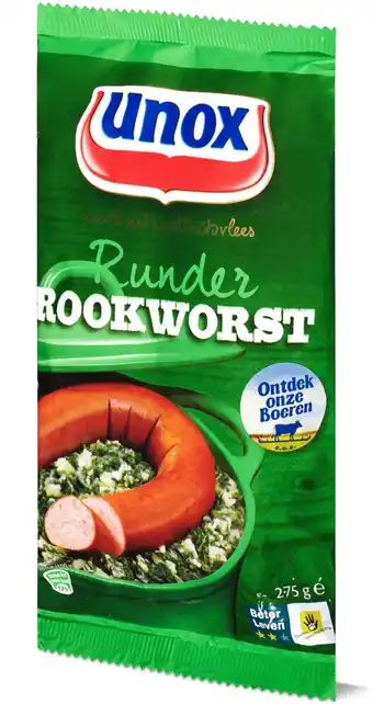 Picnic Unox runderrookworst aanbieding