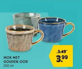 Xenos Mok met gouden oor aanbieding