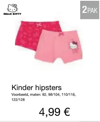 Kik Kinder hipsters aanbieding