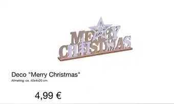 Kik Deco "merry christmas" aanbieding