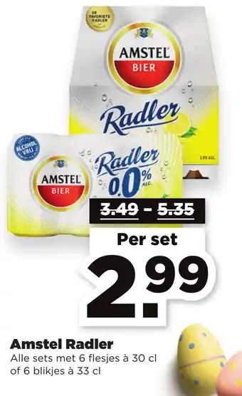 PLUS Amstel Radler 6*300/330ml aanbieding