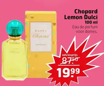 Trekpleister Chopard lemon dulci 100 ml aanbieding