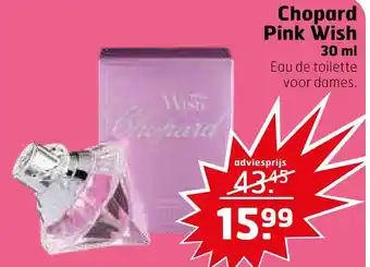 Trekpleister Chopard pink wish 30 ml aanbieding