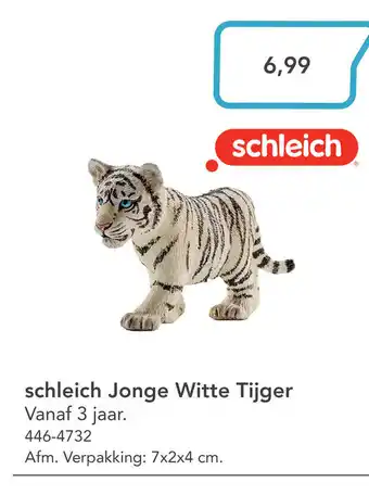 Marskramer Schleich jonge witte tijger aanbieding