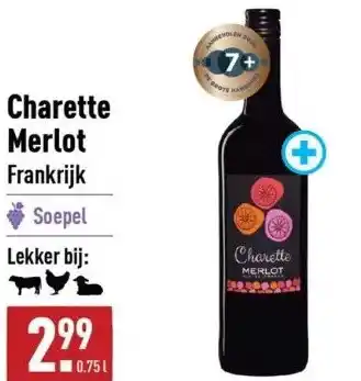 ALDI Charette merlot aanbieding