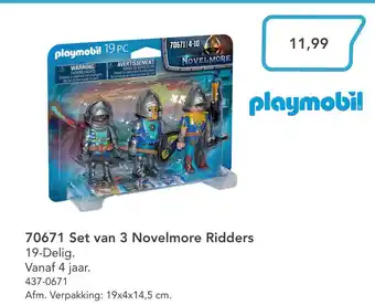 Marskramer 70671 Set van 3 Novelmore Ridders aanbieding