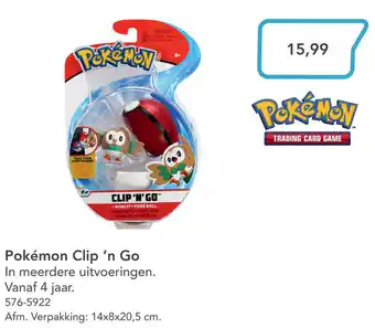 Marskramer Pokémon Clip 'n Go aanbieding